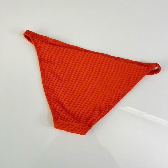Solid & Striped The Morgan Bikini Bottom in Pumpkin - Picture 6 of 7